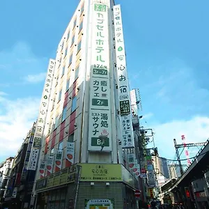 Hotel a capsule Anshin Oyado Shinbashi Ekimaeten, Tokyo